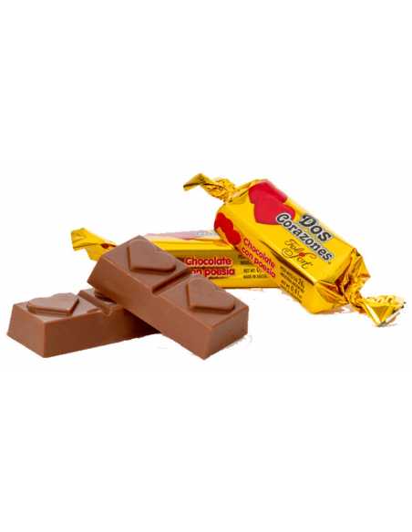 CHOCOLATE DOS CORAZONES   50G